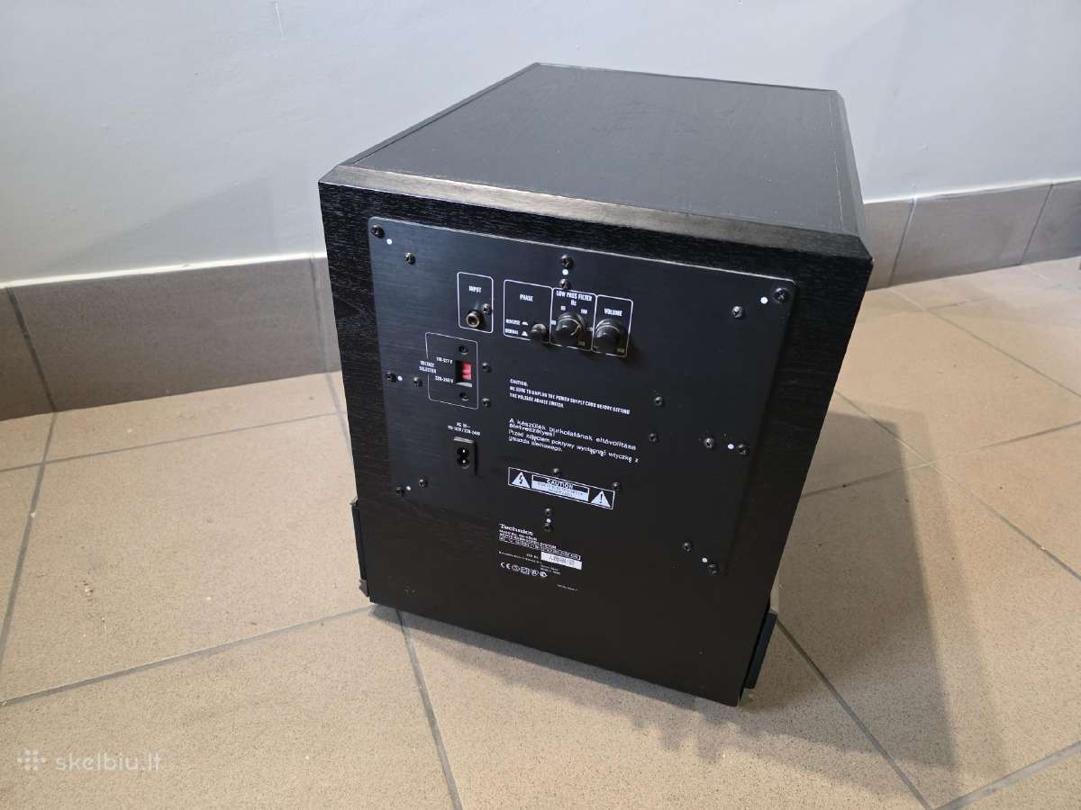 Aktyvus žemų dažnių Sub Technics SB-as500 - nuotraukos Nr. 3