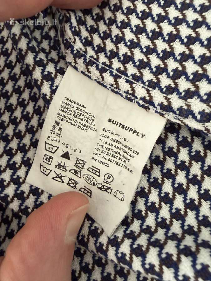 Suit Supply vyriški marškiniai - nuotraukos Nr. 5