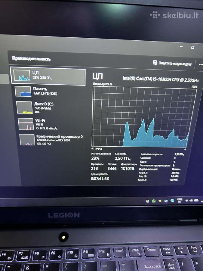 I5-10 + 2060 + 16 GB + 512gb - nuotraukos Nr. 3