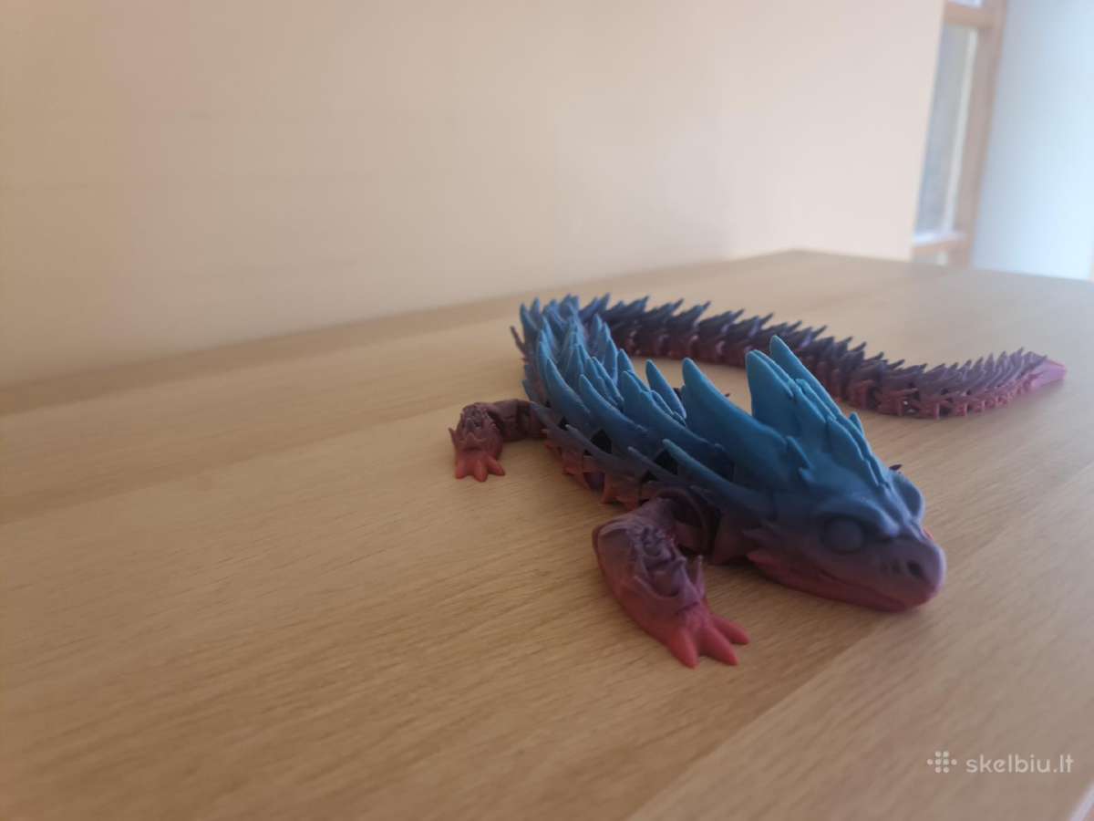3D spausdintas drakonas - nuotraukos Nr. 2