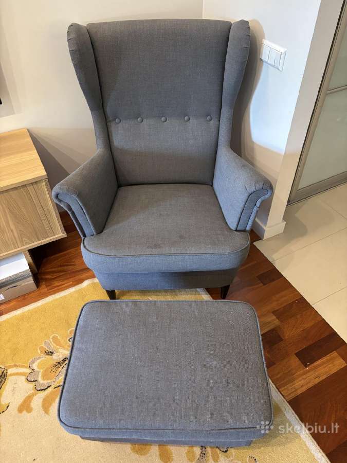 Ikea fotelis su pakojuku - nuotraukos Nr. 2