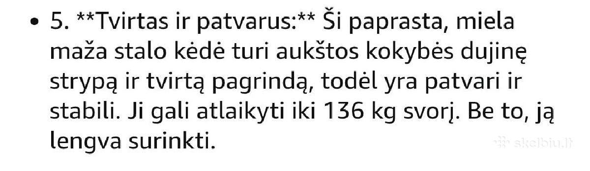 Biuro,kompiuterio,stalo kėdė Vingli - nuotraukos Nr. 4