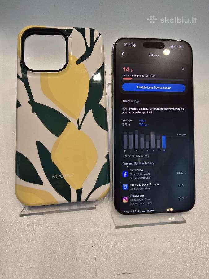 iPhone 15 pro max 256 GB - nuotraukos Nr. 4