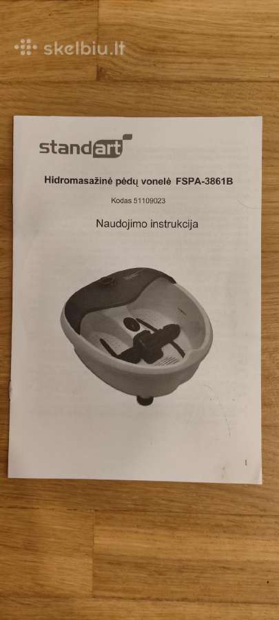 Hidromasazas Kojų Spa Fspa 3861b - nuotraukos Nr. 5
