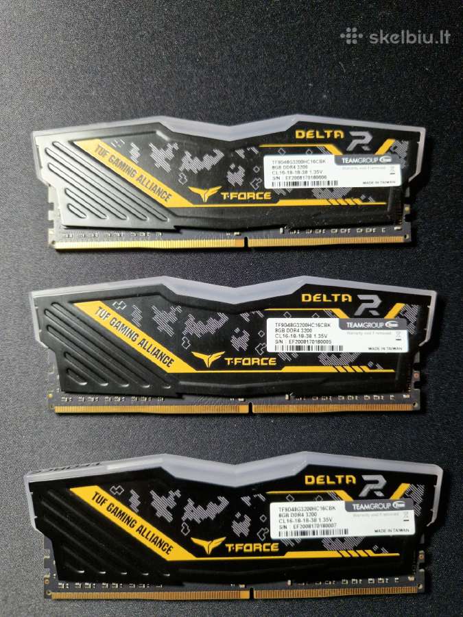 Tuf Gaming Alliance 3x8gb RAM - nuotraukos Nr. 2