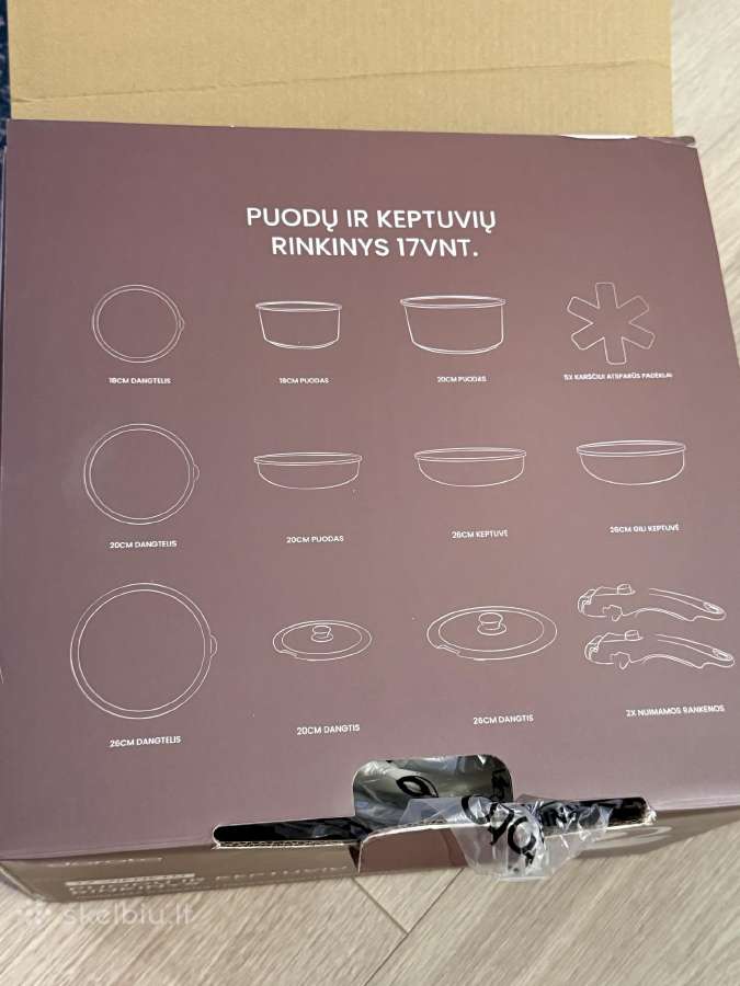 Puodu rinkinys Dorota 17vnt naujas sviesus - nuotraukos Nr. 4