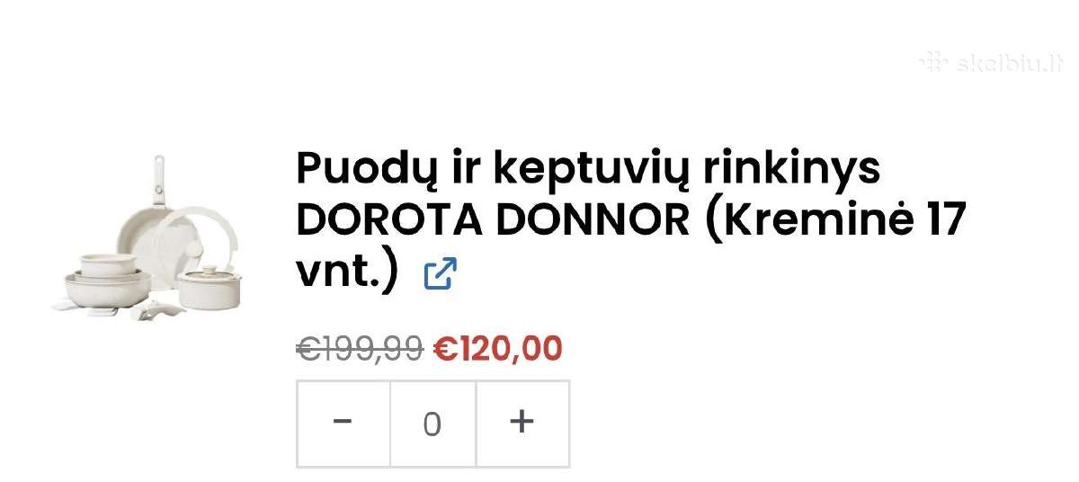 Puodu rinkinys Dorota 17vnt naujas sviesus - nuotraukos Nr. 5