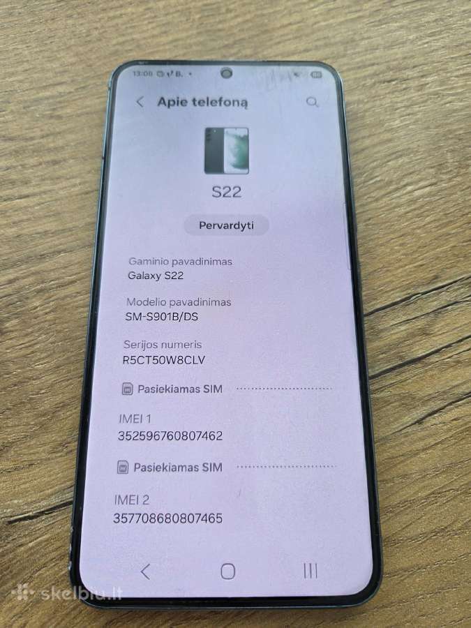 Samsung S22 256gb - nuotraukos Nr. 3
