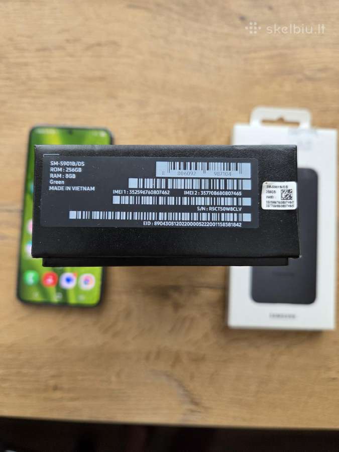 Samsung S22 256gb - nuotraukos Nr. 6