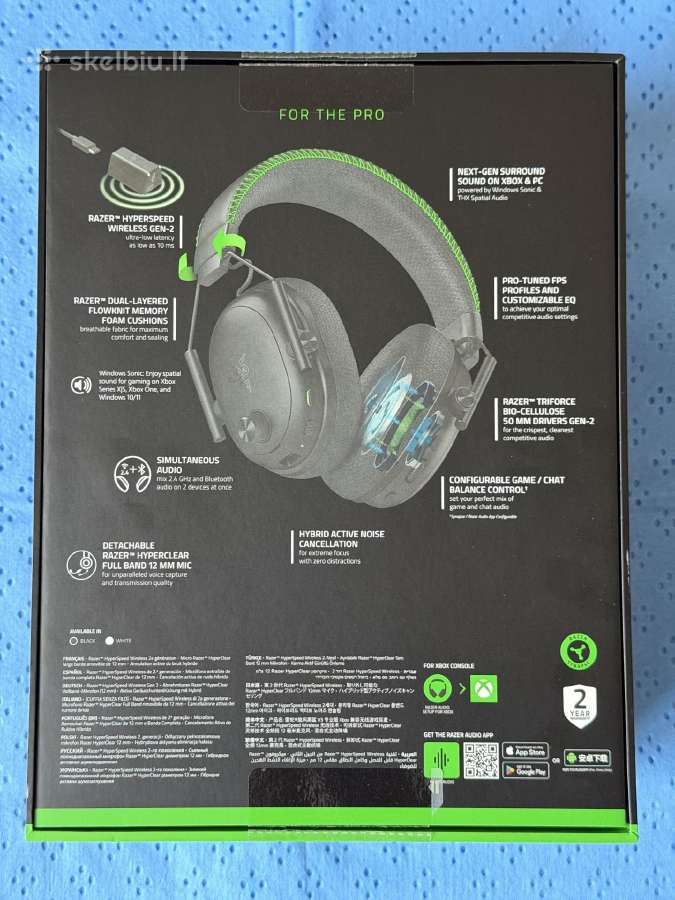 Razer Blackshark v3 pro Xbox edition - nuotraukos Nr. 2