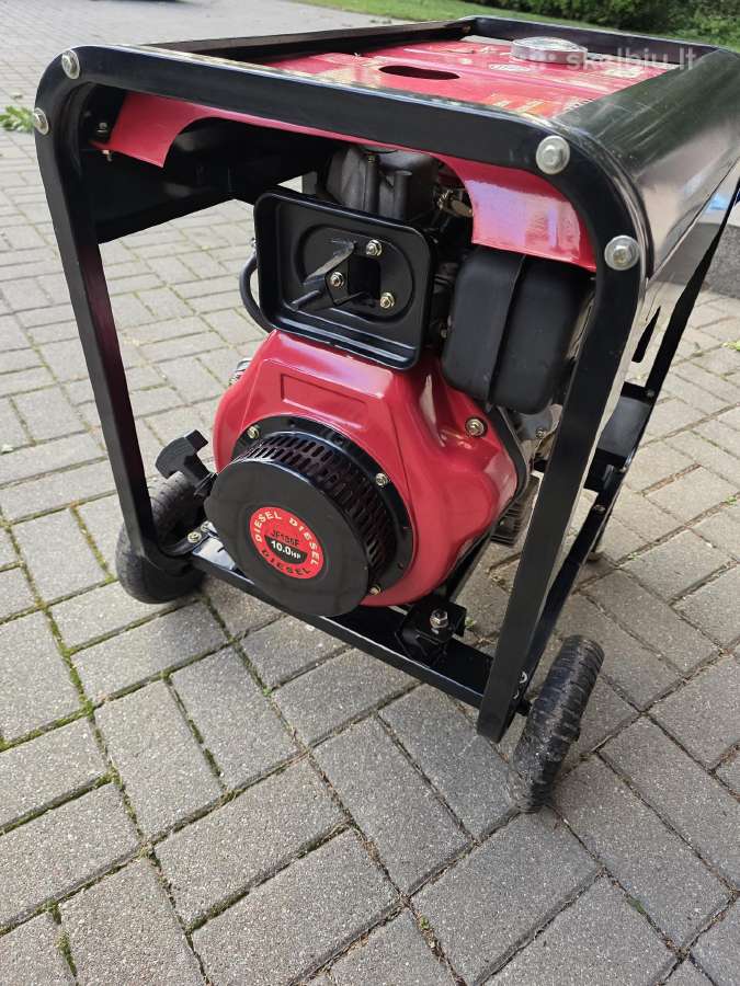 Dyzelinis 6kw generatorius Suptec Hm6000lhe3b - nuotraukos Nr. 5