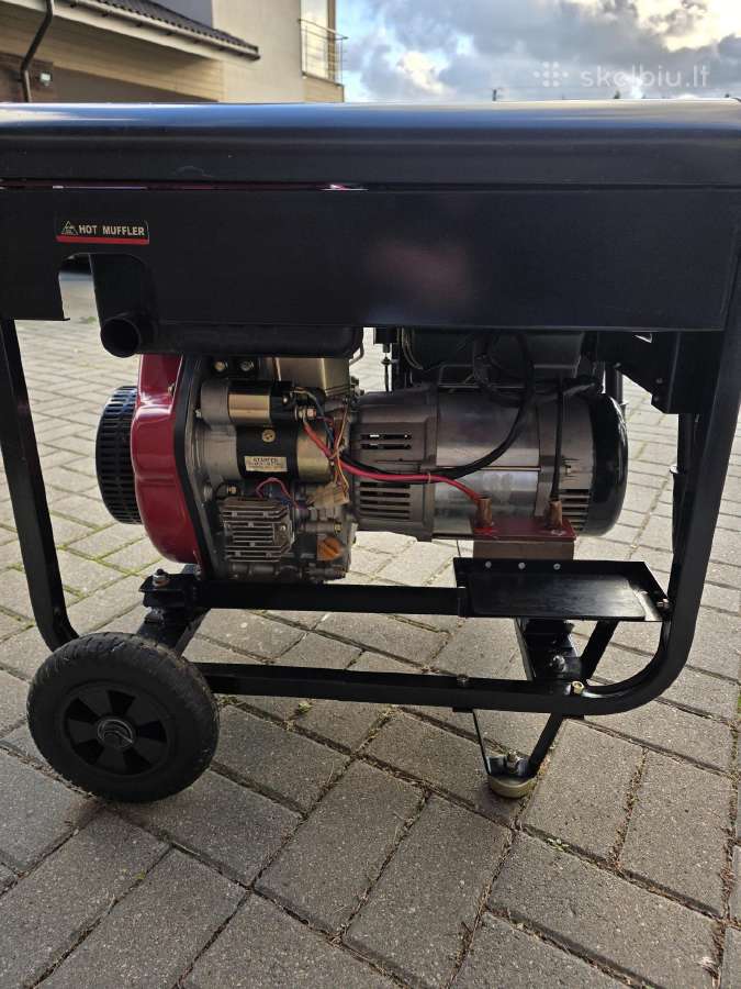 Dyzelinis 6kw generatorius Suptec Hm6000lhe3b - nuotraukos Nr. 6