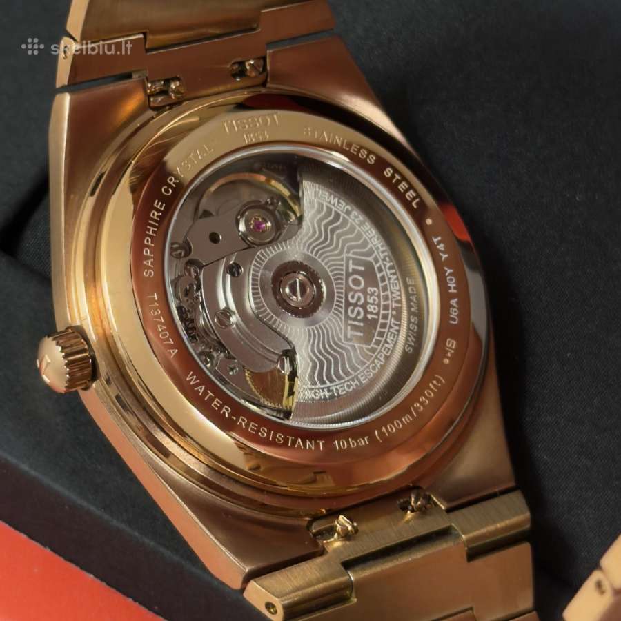 Tissot Prx Powermatic 80 Rose Gold 40mm - nuotraukos Nr. 9
