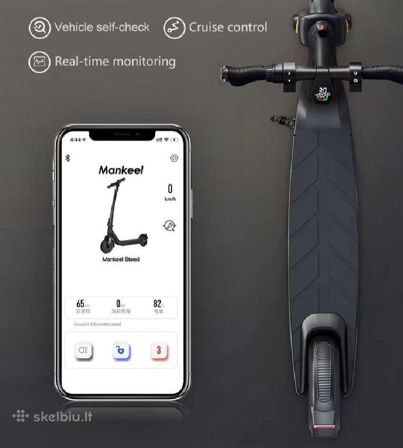 Mankeel Shift iq el. paspirtukas - nuotraukos Nr. 4