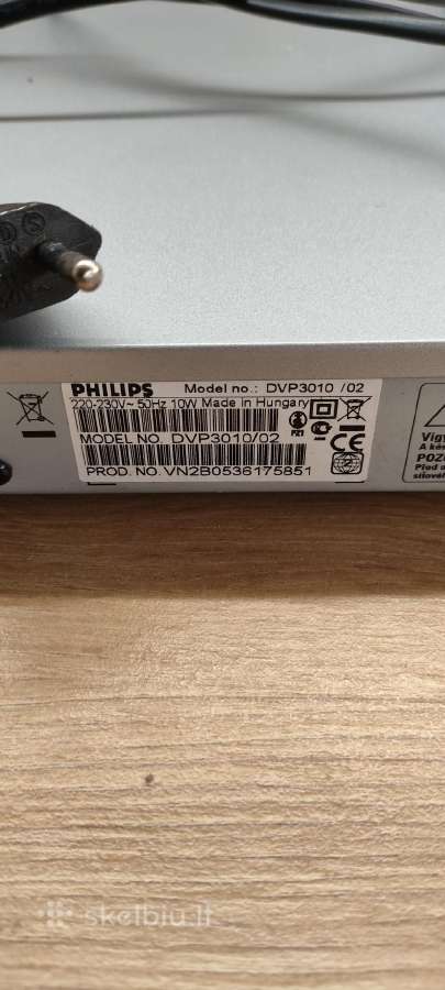 Dvd grotuvas „Philips Dvp3010“ - nuotraukos Nr. 9