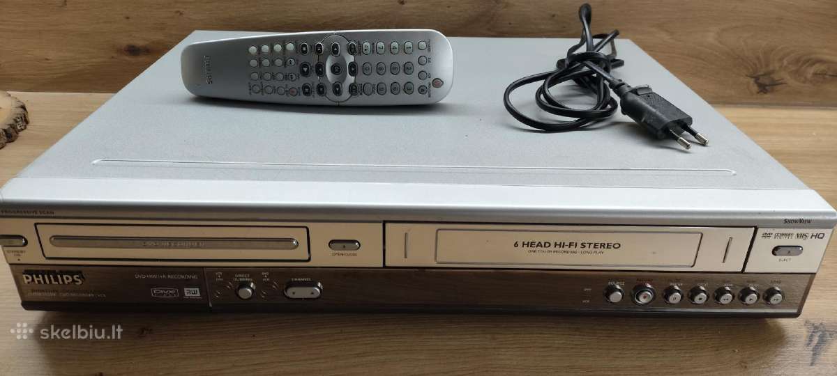 „Philips Dvdr-3320v“ CD (dvd+r/rw) + Vhs - nuotraukos Nr. 2