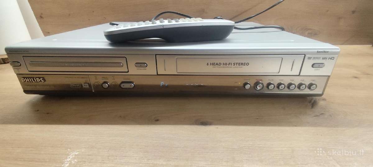 „Philips Dvdr-3320v“ CD (dvd+r/rw) + Vhs - nuotraukos Nr. 3