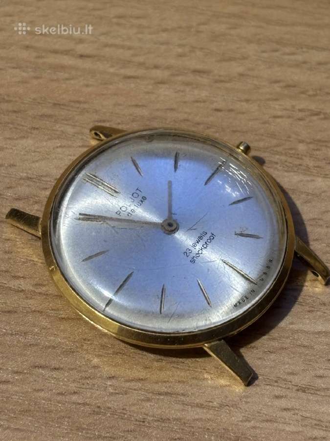 Tarybinis laikrodis Poljot de Luxe - nuotraukos Nr. 3