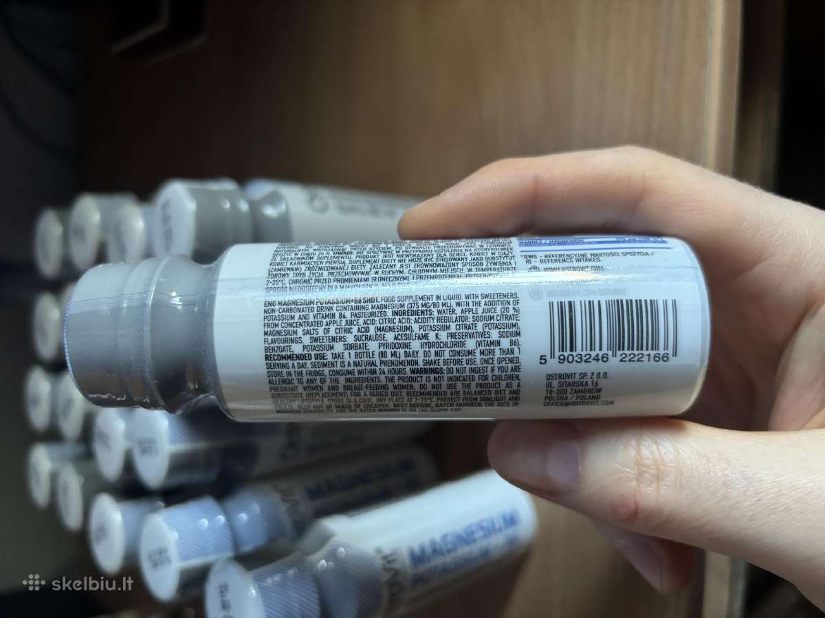 Ostrovit Magnis, kalis + B6 (20 x 80 ml) - nuotraukos Nr. 2