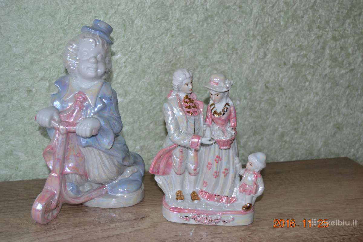 Porceliano statuleliu komplektas. - nuotraukos Nr. 3