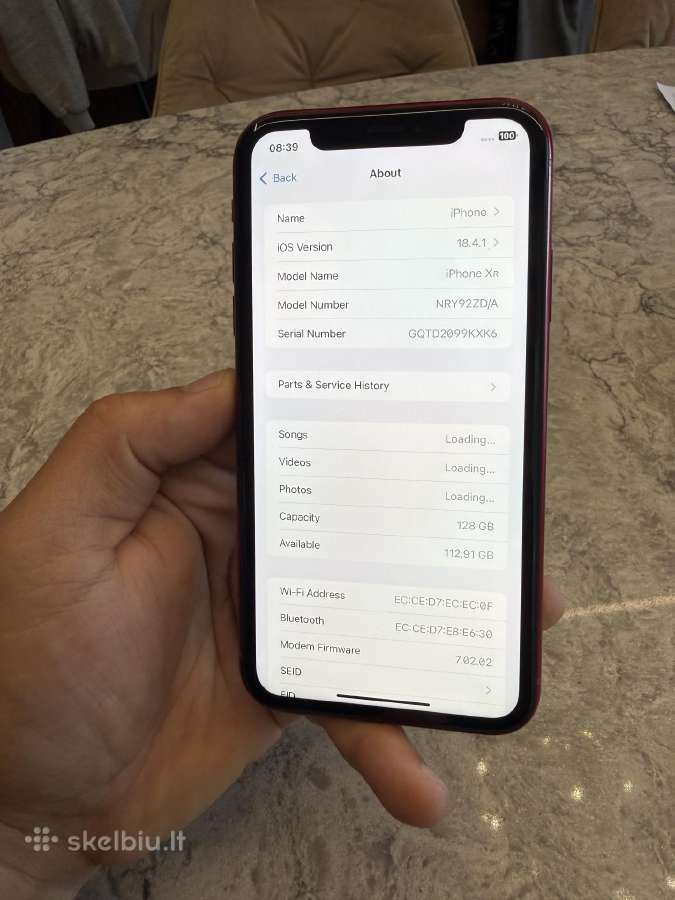 iPhone Xr, 128gb 89% - nuotraukos Nr. 5