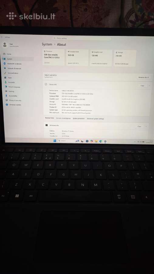 Microsoft Surface Pro 9 i5 16gb 256gb Pen Mouse - nuotraukos Nr. 3