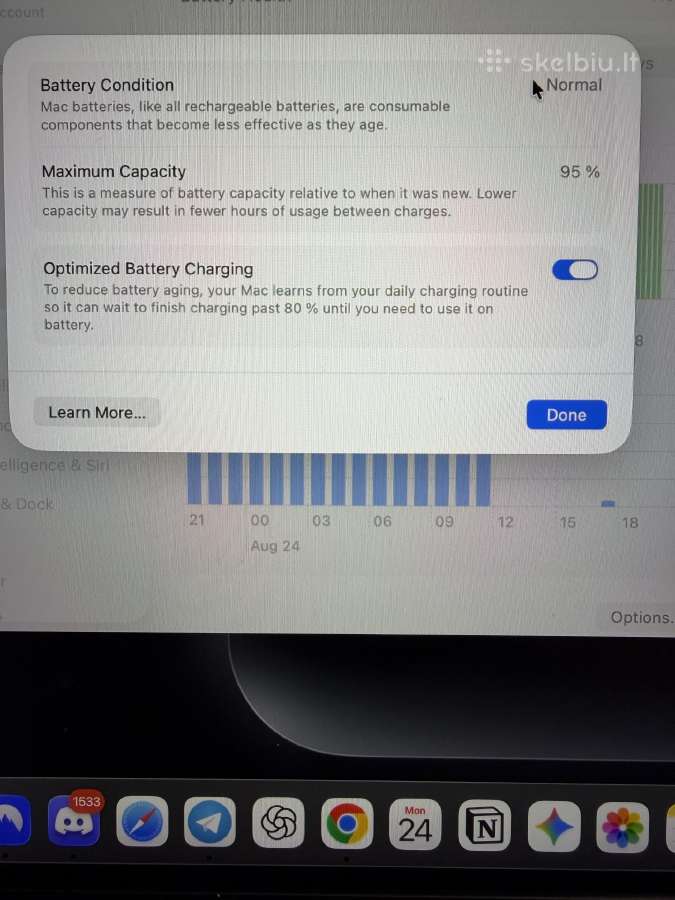 MacBook Pro 14 2021, M1 Pro / 16gb / 512gb - nuotraukos Nr. 7