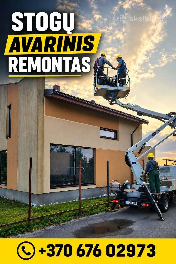 Stogo avarinis remontas Klaipėdoje +370*608*95356 - nuotraukos Nr. 3