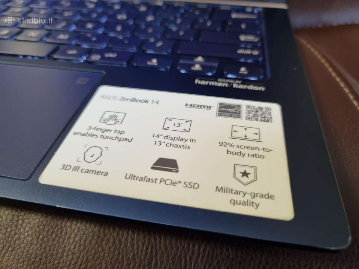 Asus Zenbook Ux433 - nuotraukos Nr. 5