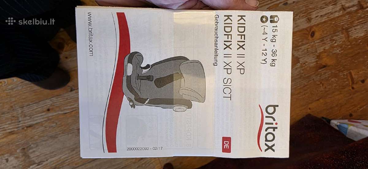 Britax Romer Kidfix II Xp - nuotraukos Nr. 7