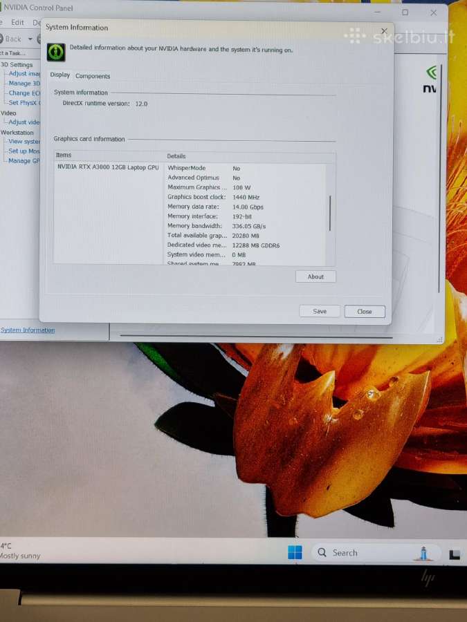 Zbook Fury 16 G9 Rtx A3000 - nuotraukos Nr. 9