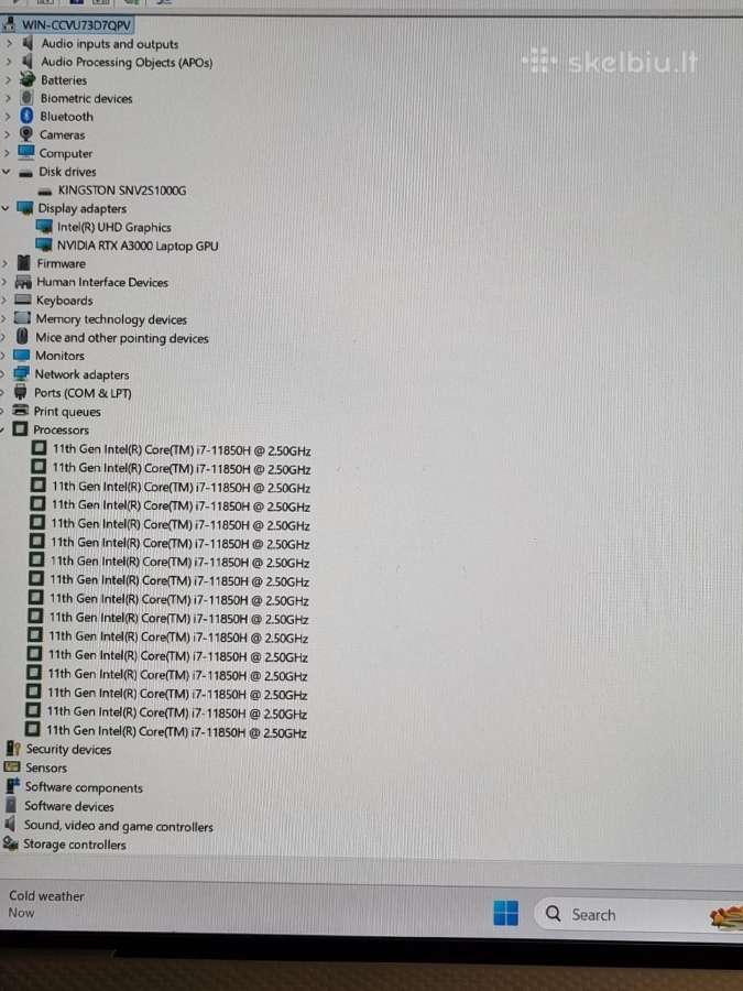 Dell Precision 5760 - nuotraukos Nr. 9