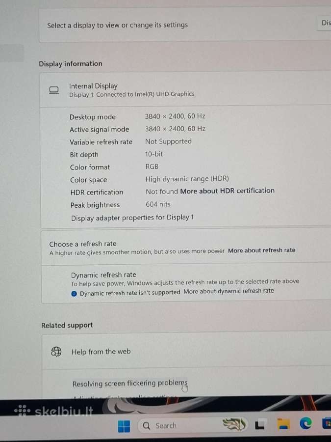 Lenovo Thinkpad Extreme X1 i9 Rtx 3080 - nuotraukos Nr. 12
