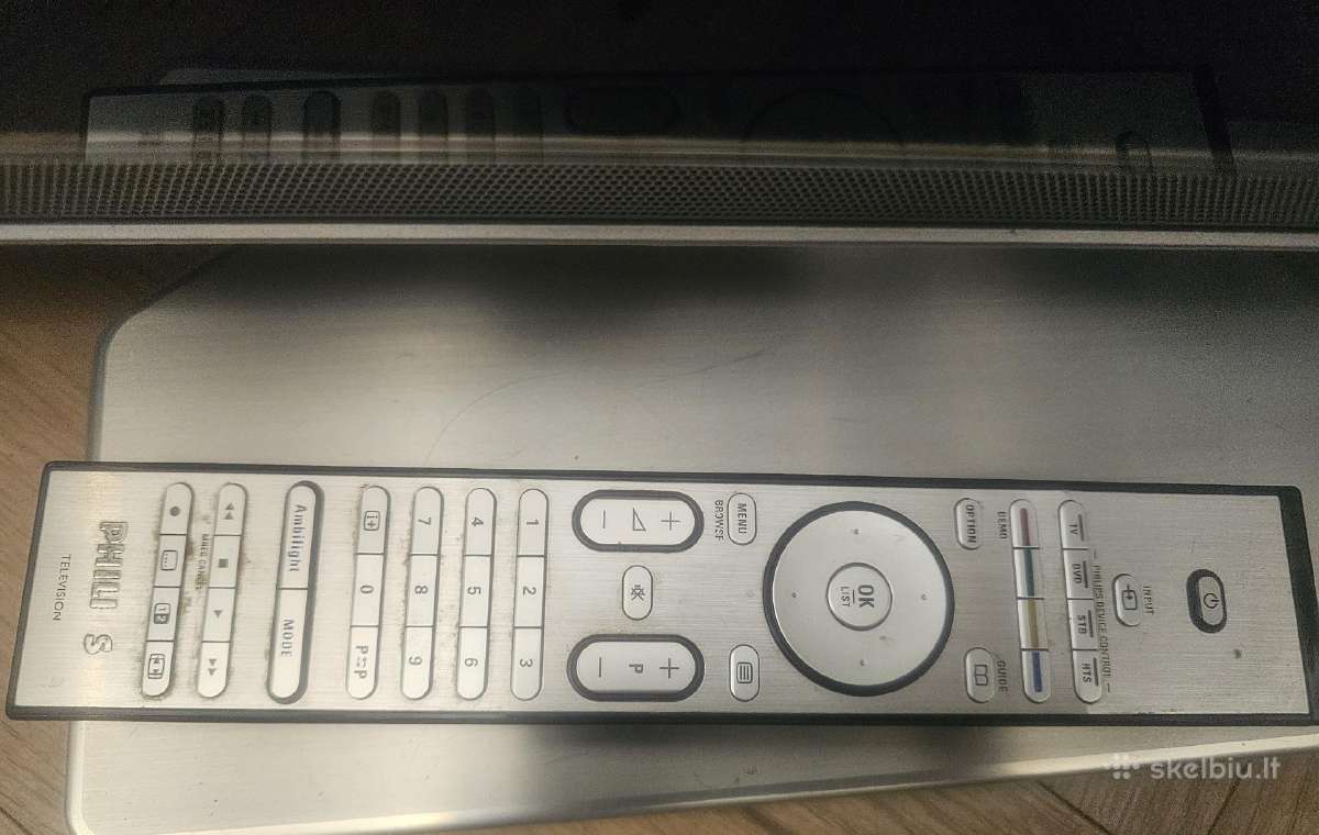 Philips televizorius su nugarele šviečia spalvom - nuotraukos Nr. 7