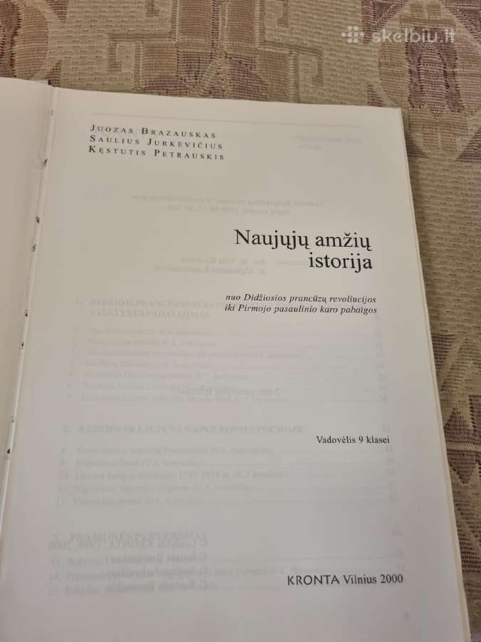Naujųjų amžių istorija 9 klasei - nuotraukos Nr. 2
