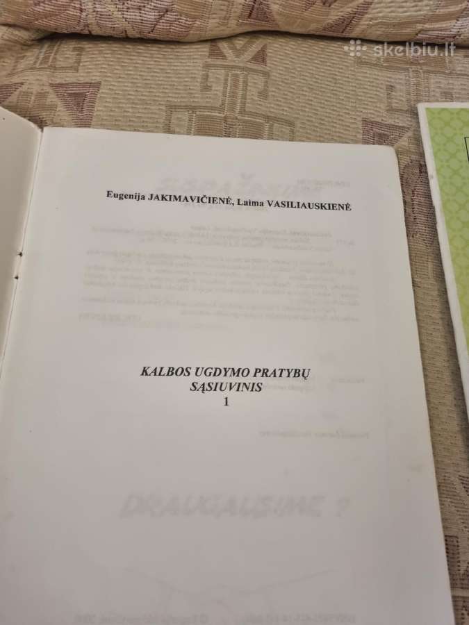 Kalbos ugdymo pratybų sąsiuvinys 1 ir 2 dalis - nuotraukos Nr. 2