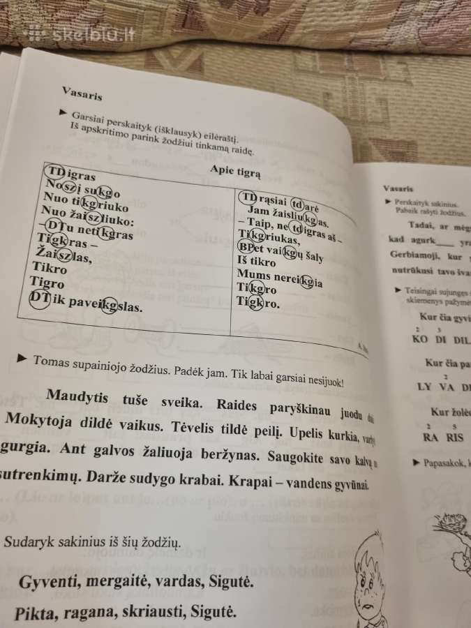 Kalbos ugdymo pratybų sąsiuvinys 1 ir 2 dalis - nuotraukos Nr. 6