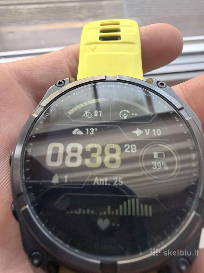 Garmin fenix 8 saphire solar 47 carbon grey - nuotraukos Nr. 2