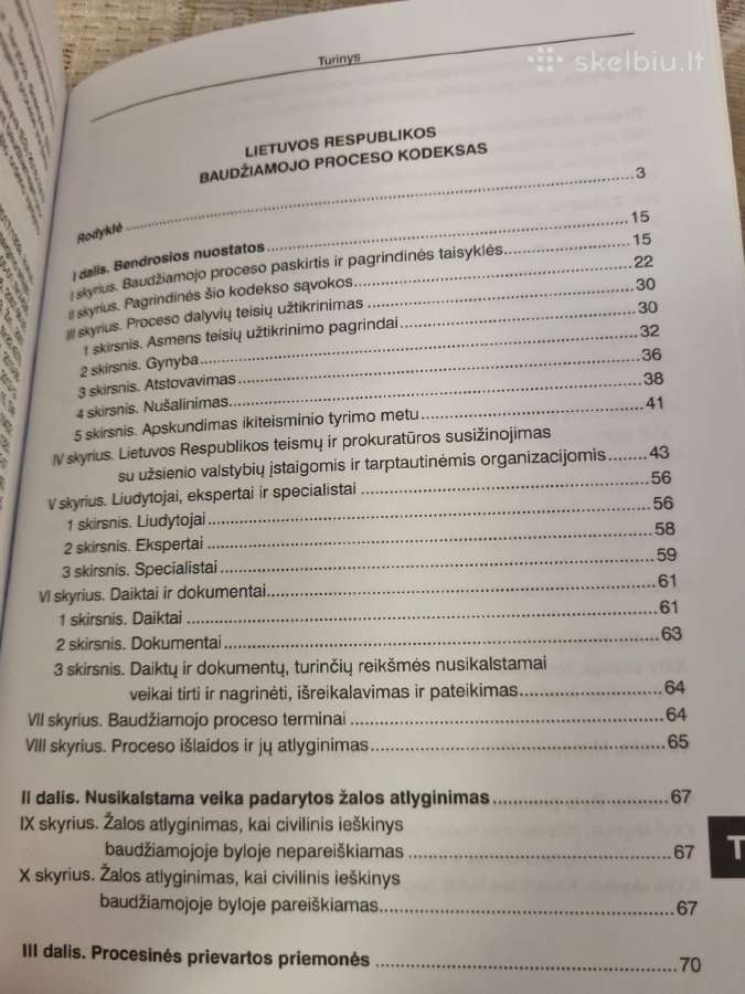 Lietuvos respublikos Baudžiamojo proceso kodeksas - nuotraukos Nr. 3