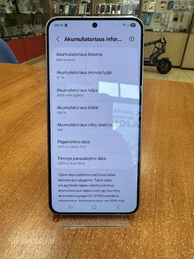 Samsung Galaxy S25 256gb (Naudotas) - nuotraukos Nr. 2