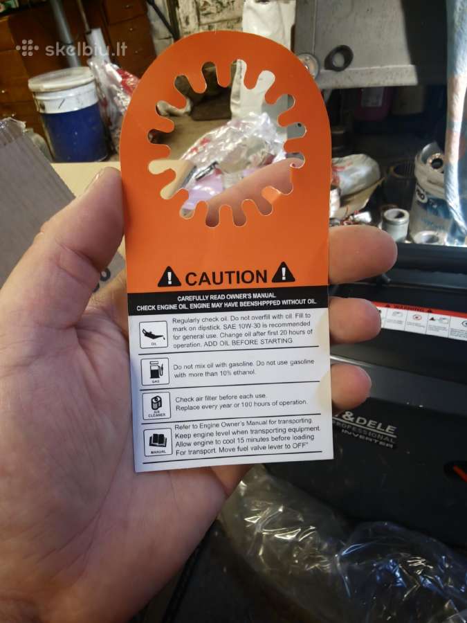 Išnuomoju arba parduodu 3,5kw 230v generatoriu - nuotraukos Nr. 3