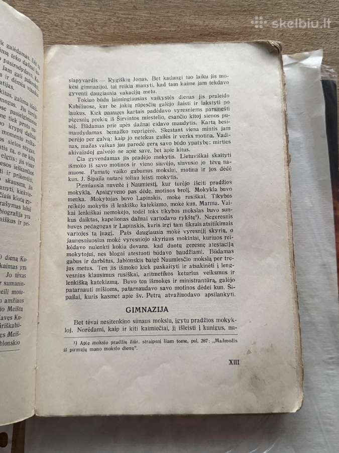 Jablonskio raštai 1 Tomas. 1933 m. - nuotraukos Nr. 3