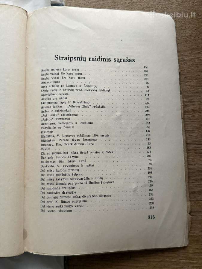 Jablonskio raštai 1 Tomas. 1933 m. - nuotraukos Nr. 6