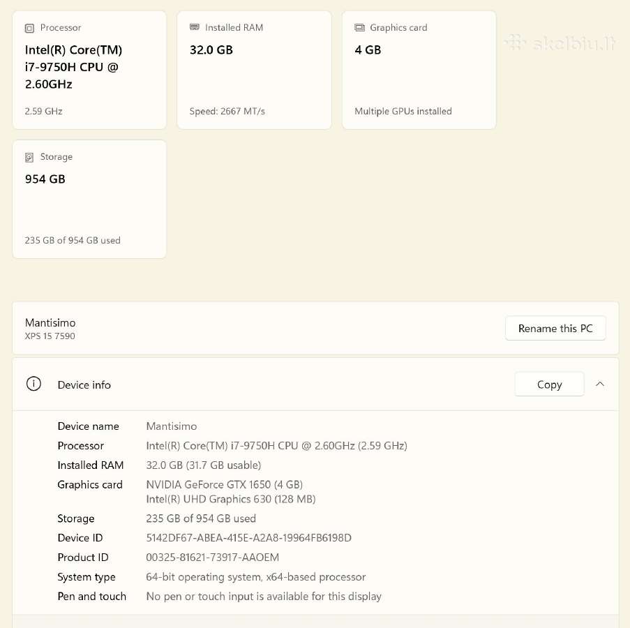 Dell Xps 15 7590 + Logitech Mx Performance - nuotraukos Nr. 2