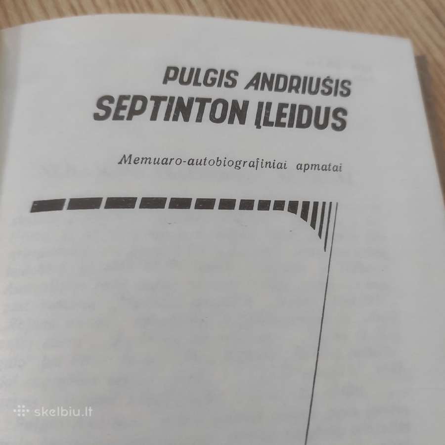 Knyga Septinton įleidus - nuotraukos Nr. 2
