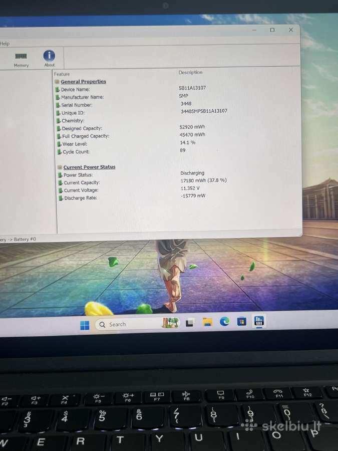 Lenovo Thinkpad Yoga X13 Gen 3 - nuotraukos Nr. 11