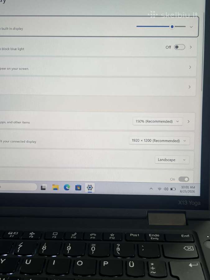 Lenovo Thinkpad Yoga X13 Gen 3 - nuotraukos Nr. 12