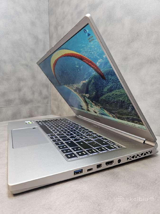 Msi/15.6" Fhd Ips/i7-9750h/16r/512ssd/gtx 1660 - nuotraukos Nr. 3