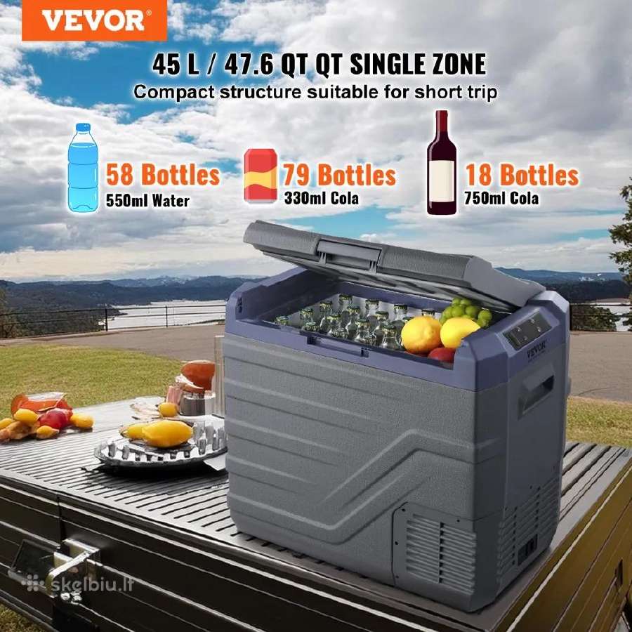 Vevor 45l kompresorinis automobilinis šaldytuvas - nuotraukos Nr. 7