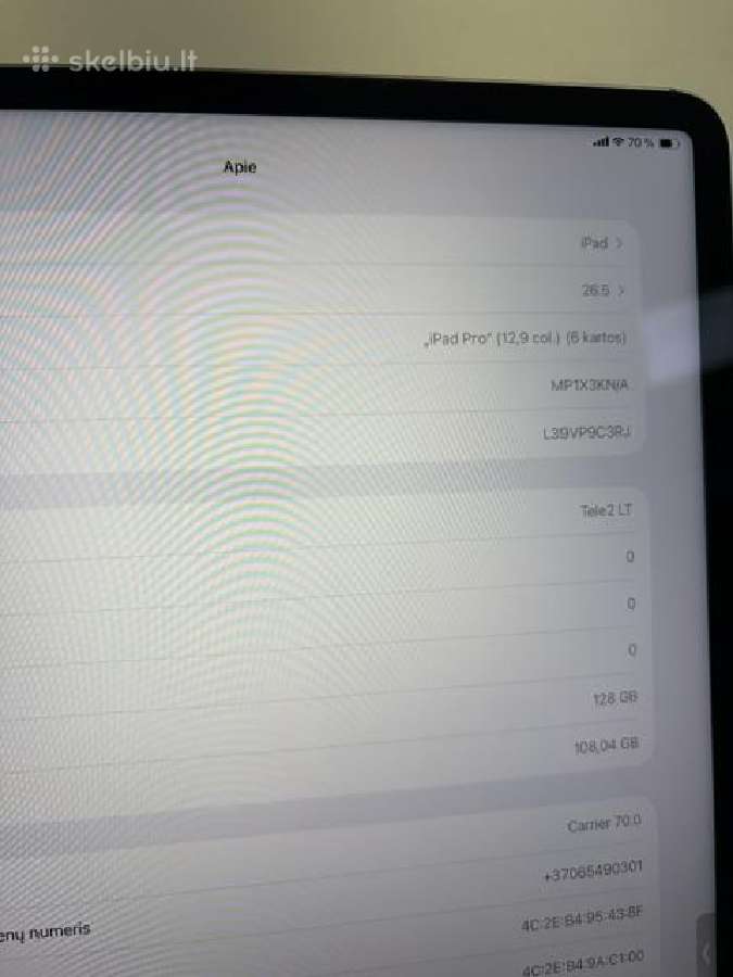 iPad Pro 12,9 6 kartos - nuotraukos Nr. 3